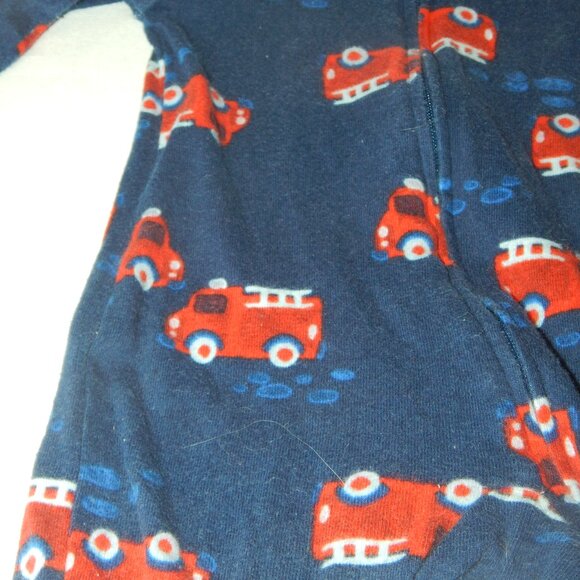 Carter's set of 2 fire truck footies 6 months - Picture 5 of 6
